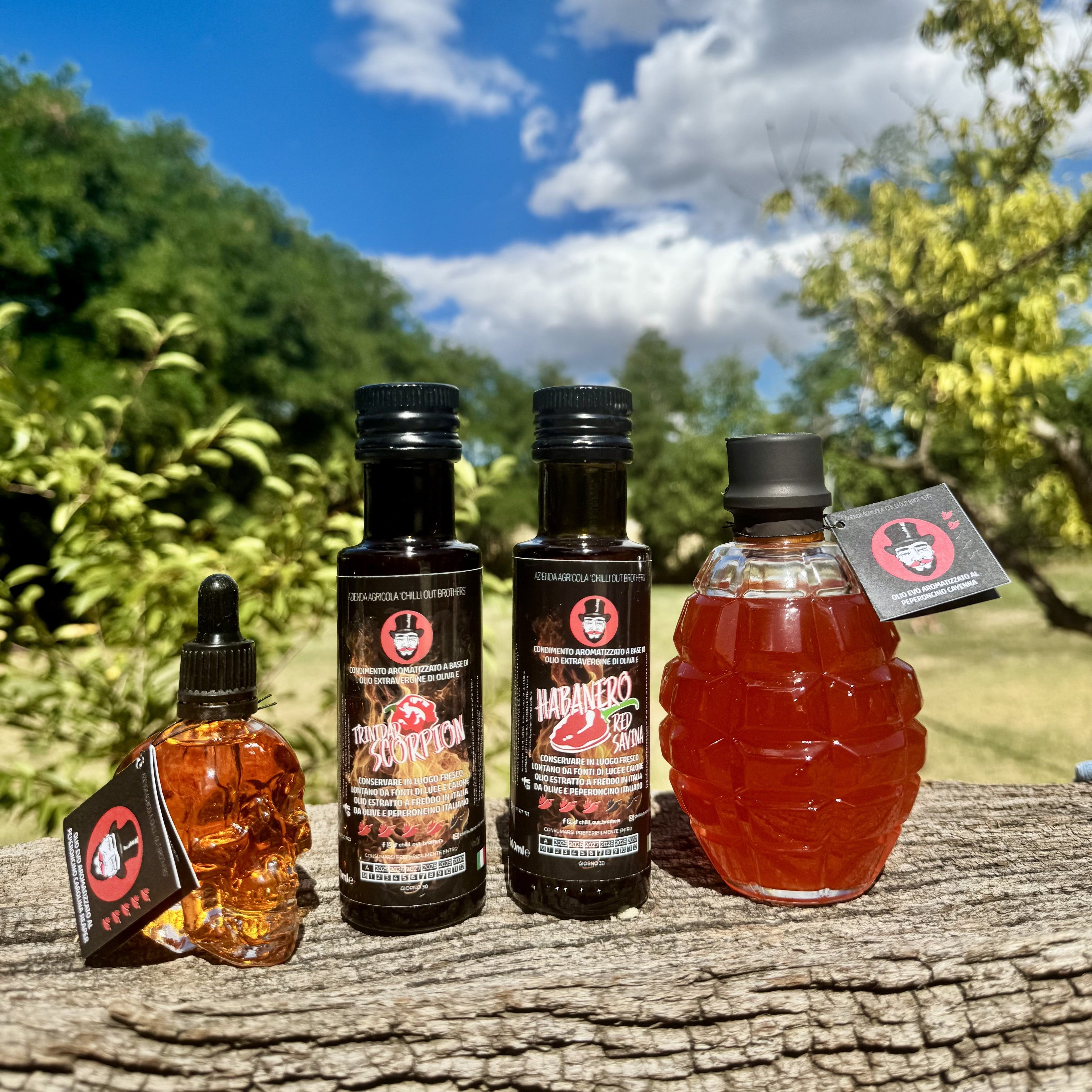 i nostri OLI aromatizzati al Peperoncino