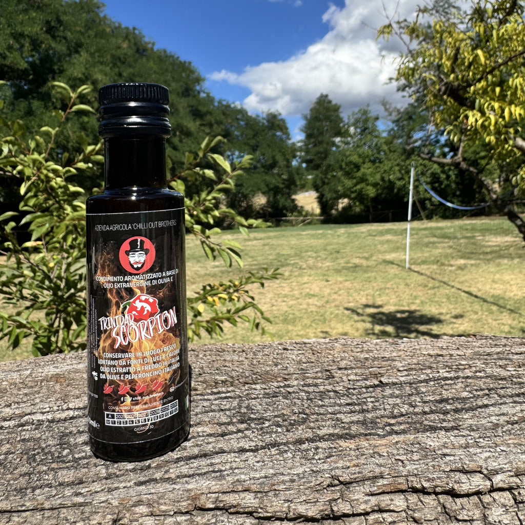 Olio Extravergine di Oliva al Peperoncino Scorpion - Confezione Regalo 100ml