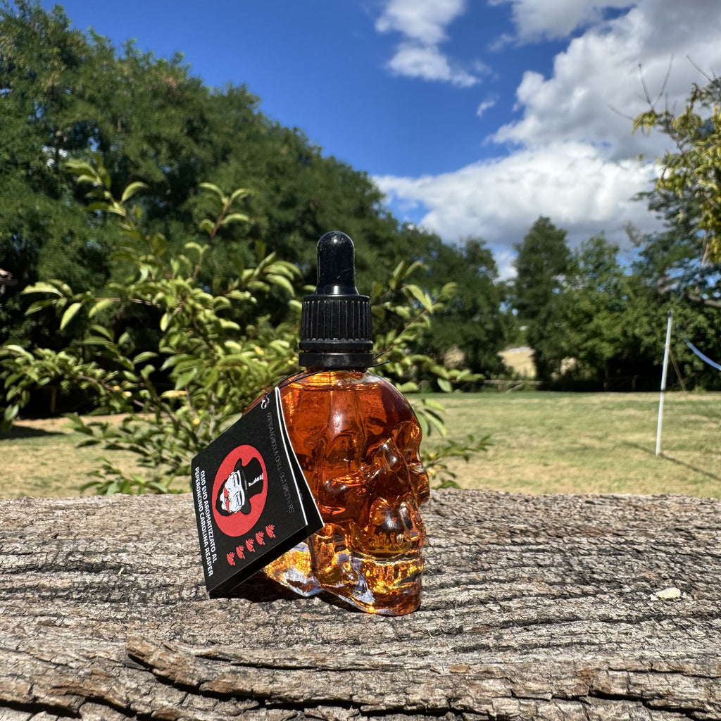Olio Extravergine di Oliva aromatizzato al Carolina Reaper - Confezione Regalo 40ml
